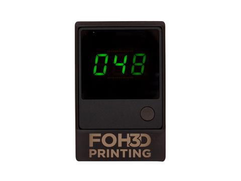 Front view of the OHR-1 in its case, display reading 048